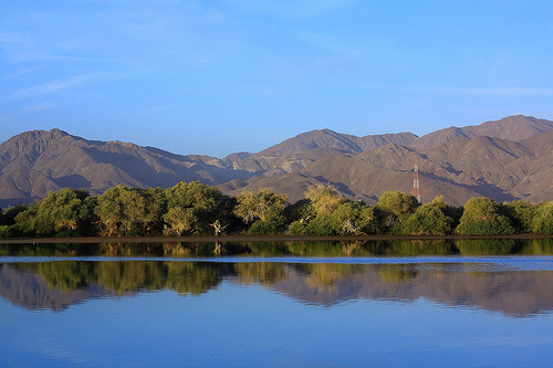 Las bellas montañas de Fujairah